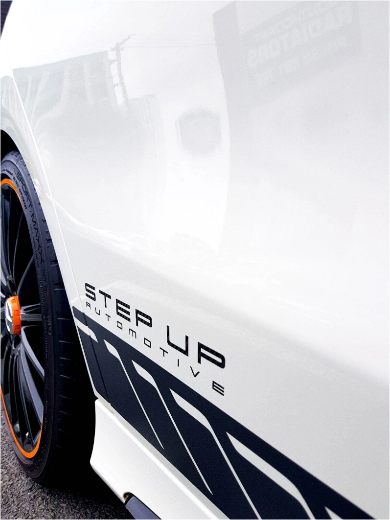 CLA 45 AMG door detail — Step Up Automotive